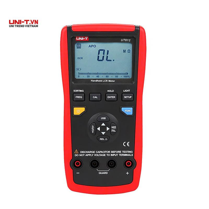 638757512035207847-1 Đồng hồ đo LCR tự động UNI-T UT612 (2000H, 20mF, 100Khz, USB)
