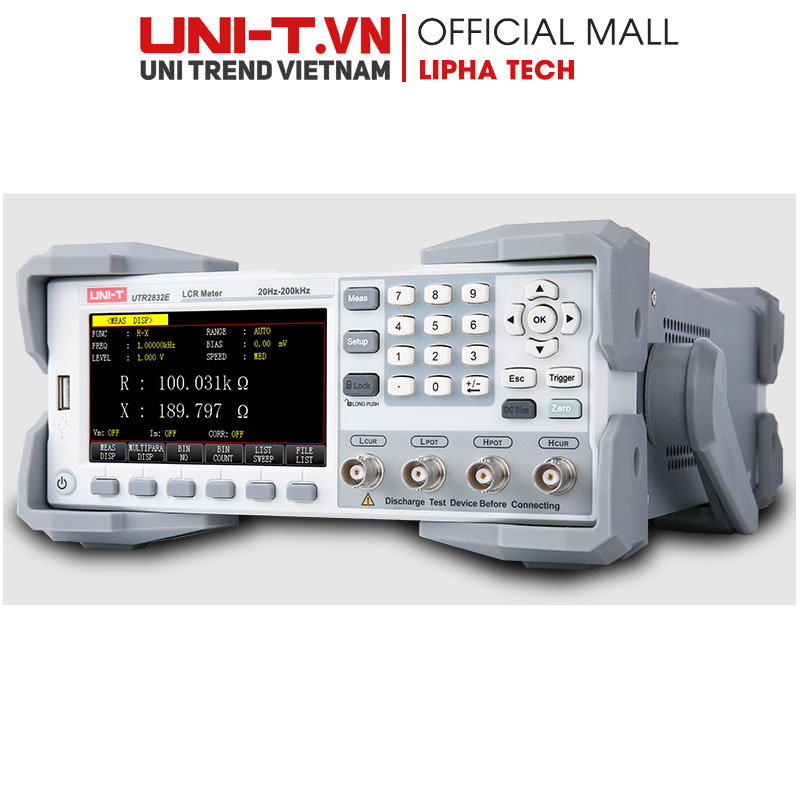Máy đo LCR để bàn UNI-T UTR2830E (20Hz~200kHz) chính hãng phân phối COCQ Máy đo LCR để bàn UNI-T UTR2830E (20Hz~200kHz) chính hãng phân phối COCQ