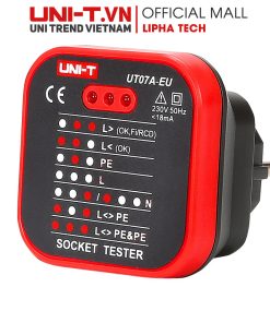 Thiết Bị Kiểm Tra Ổ Cắm Điện Uni-T Ut07A-Eu (230V, <18Ma) Chính Hãng