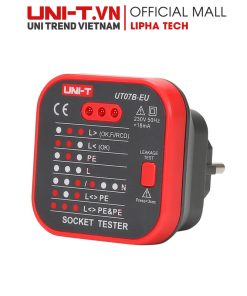 Thiết Bị Kiểm Tra Ổ Cắm Điện Uni-T Ut07B-Eu (230V, <18Ma) Chính Hãng