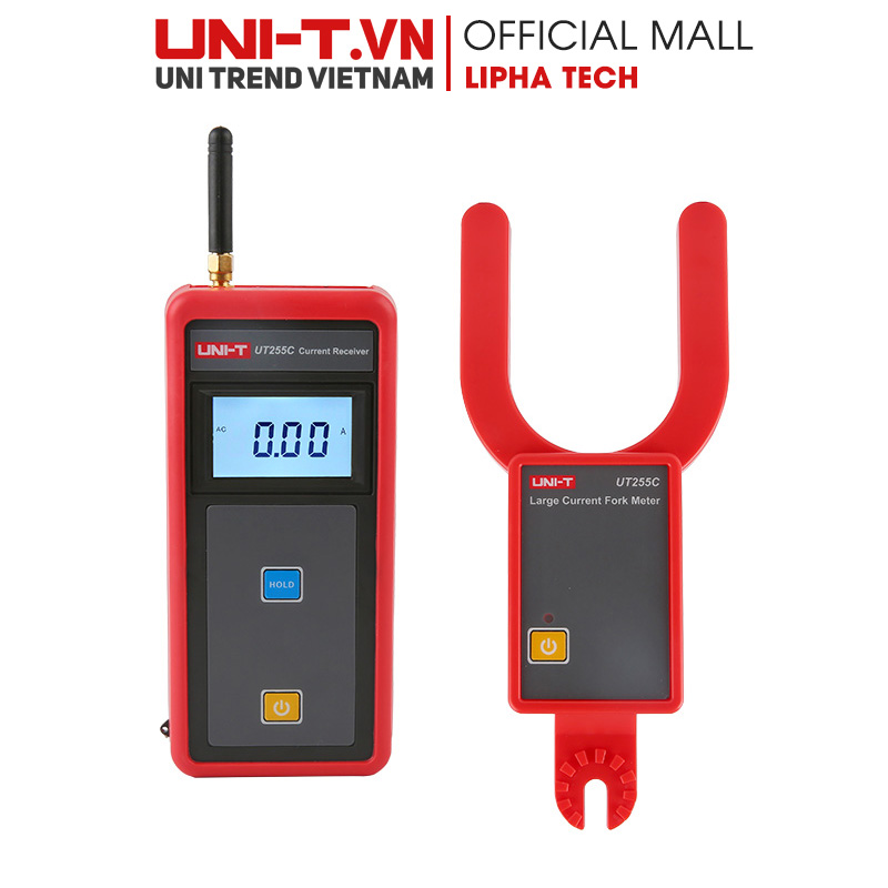 Đồng Hồ Đo Dòng Điện Lớn Không Dây Uni-T Ut255C (0.00A~9999A, 60Kv) Wireless Large Current Fork Meter Uni-Trend Đồng Hồ Đo Dòng Điện Lớn Không Dây Uni-T Ut255C (0.00A~9999A, 60Kv) Wireless Large Current Fork Meter Uni-Trend